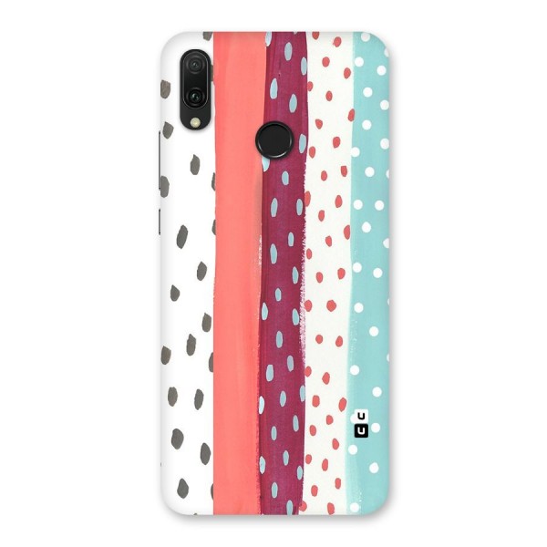 Polka Brush Art Back Case for Huawei Y9 (2019)