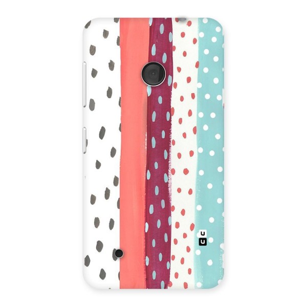Polka Brush Art Back Case for Lumia 530