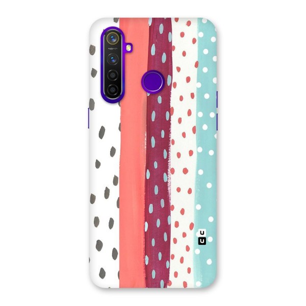 Polka Brush Art Back Case for Realme 5 Pro