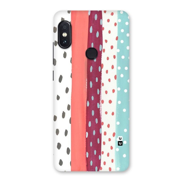 Polka Brush Art Back Case for Redmi Note 5 Pro