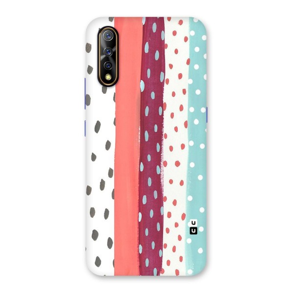 Polka Brush Art Back Case for Vivo S1