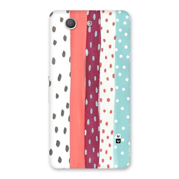Polka Brush Art Back Case for Xperia Z3 Compact