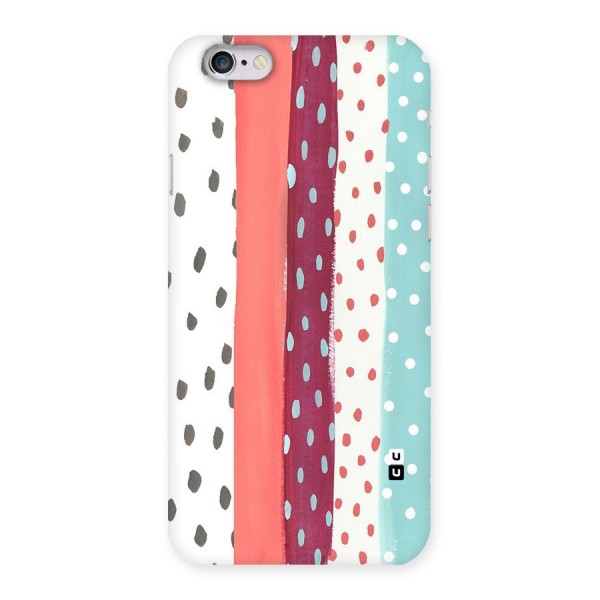 Polka Brush Art Back Case for iPhone 6 6S