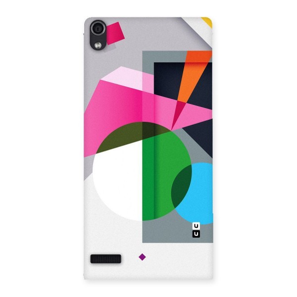 Polygons Cute Pattern Back Case for Ascend P6