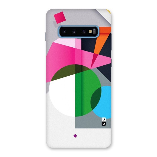Polygons Cute Pattern Back Case for Galaxy S10 Plus