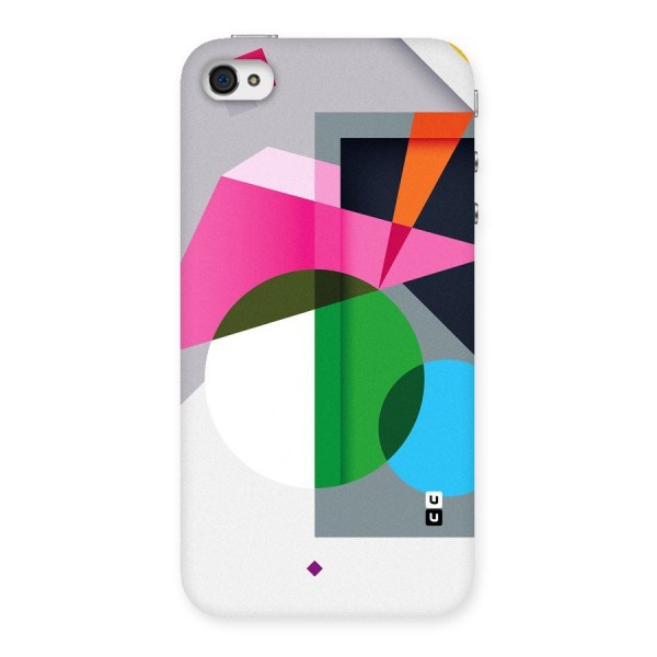 Polygons Cute Pattern Back Case for iPhone 4 4s