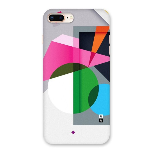 Polygons Cute Pattern Back Case for iPhone 8 Plus