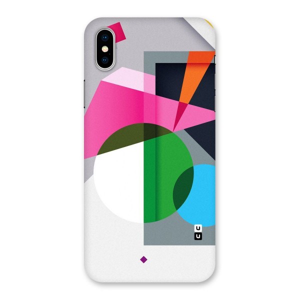 Polygons Cute Pattern Back Case for iPhone X