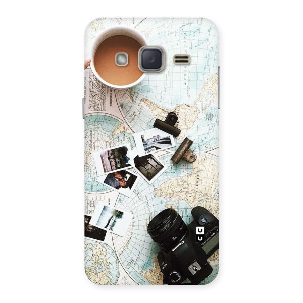 Post Stamps Travel Back Case for Galaxy J2