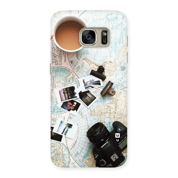Post Stamps Travel Back Case for Galaxy S7
