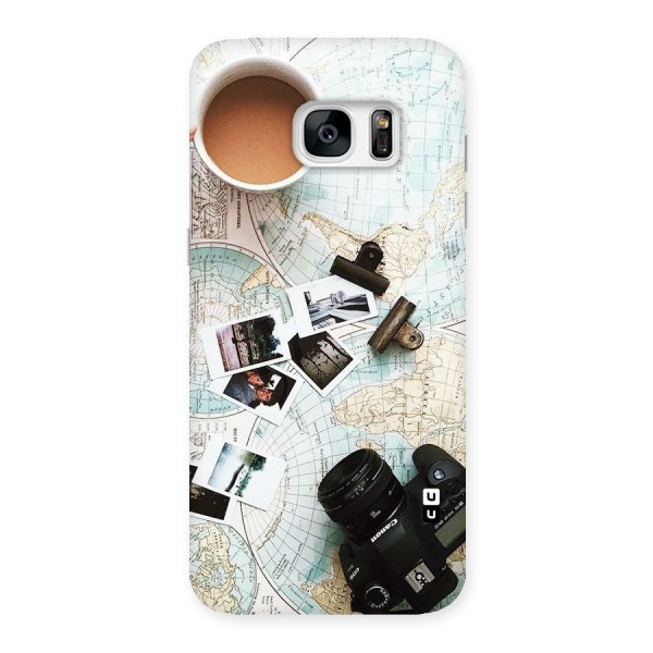 Post Stamps Travel Back Case for Galaxy S7 Edge