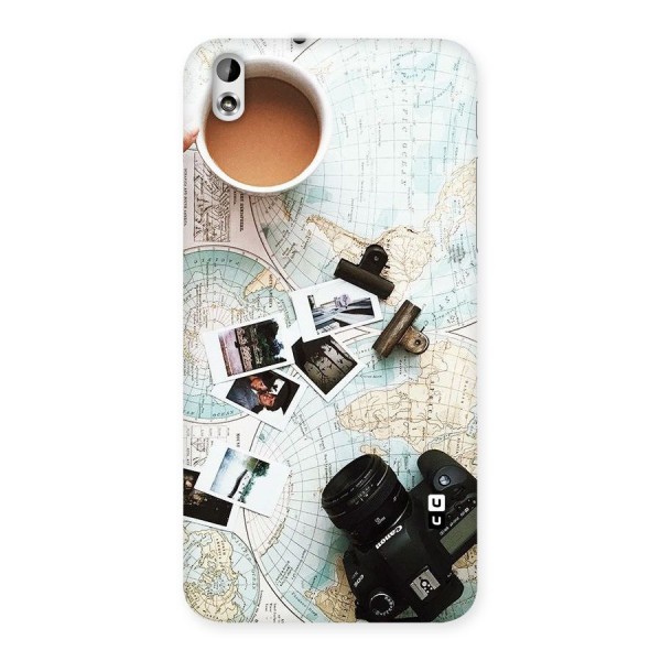 Post Stamps Travel Back Case for HTC Desire 816g