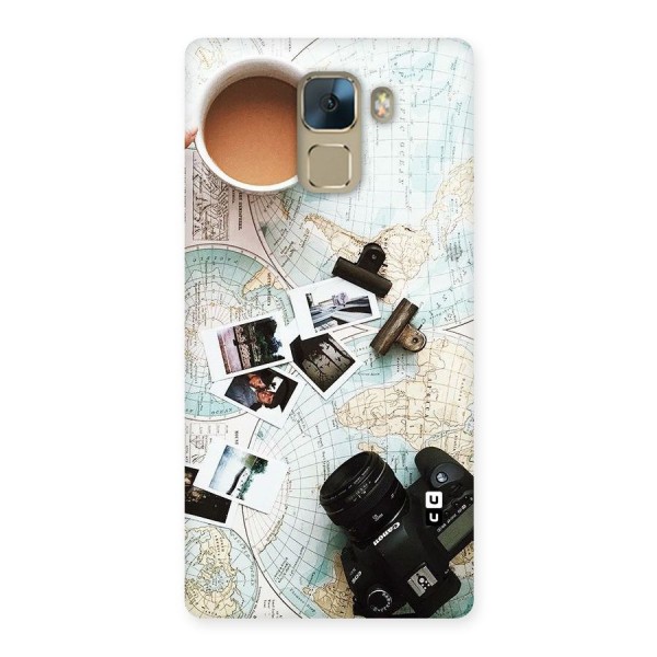 Post Stamps Travel Back Case for Huawei Honor 7