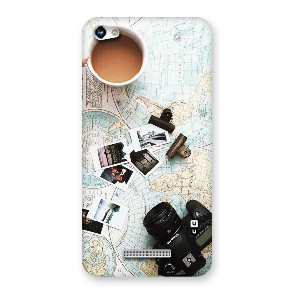 Post Stamps Travel Back Case for Micromax Hue 2