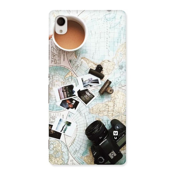 Post Stamps Travel Back Case for Sony Xperia M4
