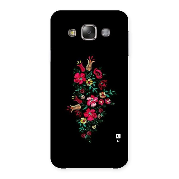 Pretty Allure Flower Back Case for Galaxy E7