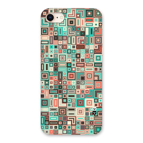Pretty Boxes Design Back Case for iPhone 8