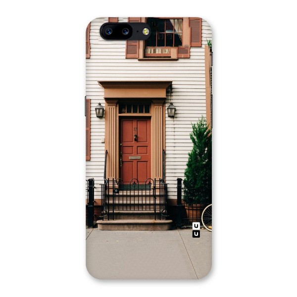 Pretty Orange Door Back Case for OnePlus 5