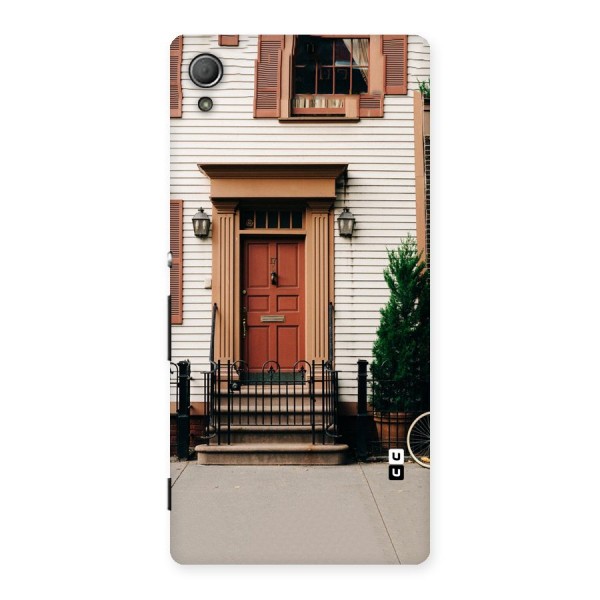 Pretty Orange Door Back Case for Xperia Z3 Plus