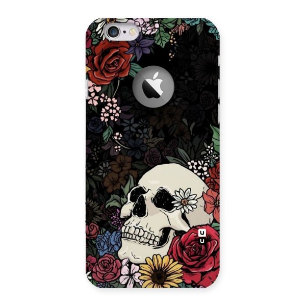 Pretty Skull Back Case for iPhone 6 Logo Cut