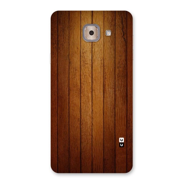 Proper Brown Wood Back Case for Galaxy J7 Max