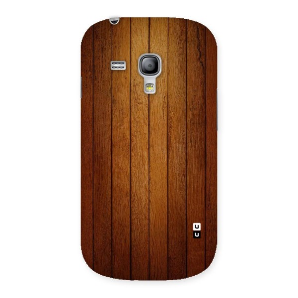 Proper Brown Wood Back Case for Galaxy S3 Mini