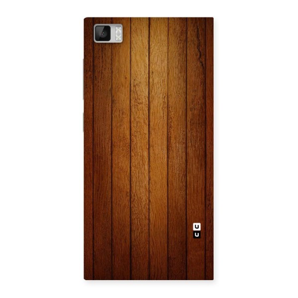 Proper Brown Wood Back Case for Xiaomi Mi3