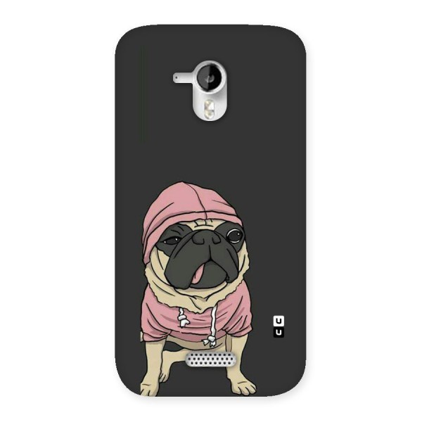 Pug Swag Back Case for Micromax Canvas HD A116