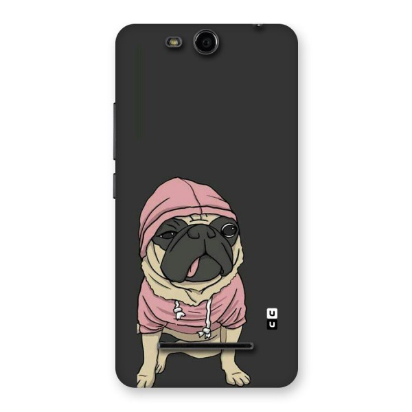 Pug Swag Back Case for Micromax Canvas Juice 3 Q392