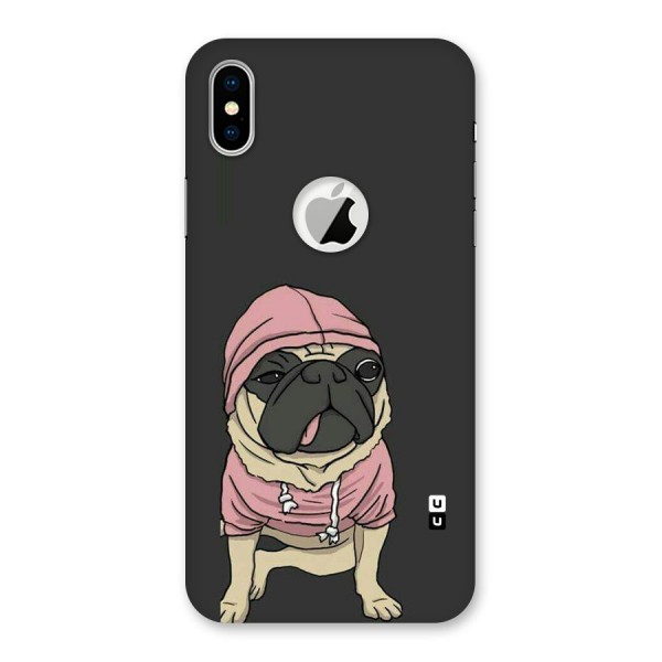 Pug Swag Back Case for iPhone X Logo Cut