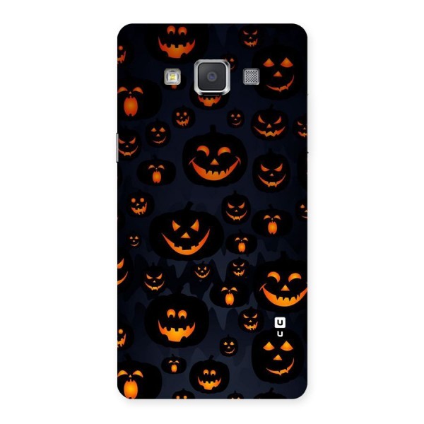 Pumpkin Smile Pattern Back Case for Galaxy Grand Max
