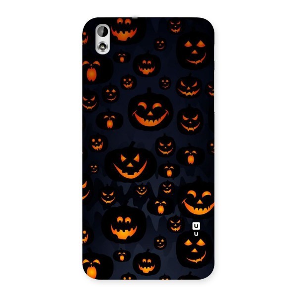 Pumpkin Smile Pattern Back Case for HTC Desire 816