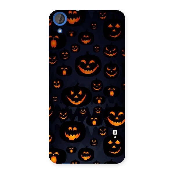 Pumpkin Smile Pattern Back Case for HTC Desire 820s
