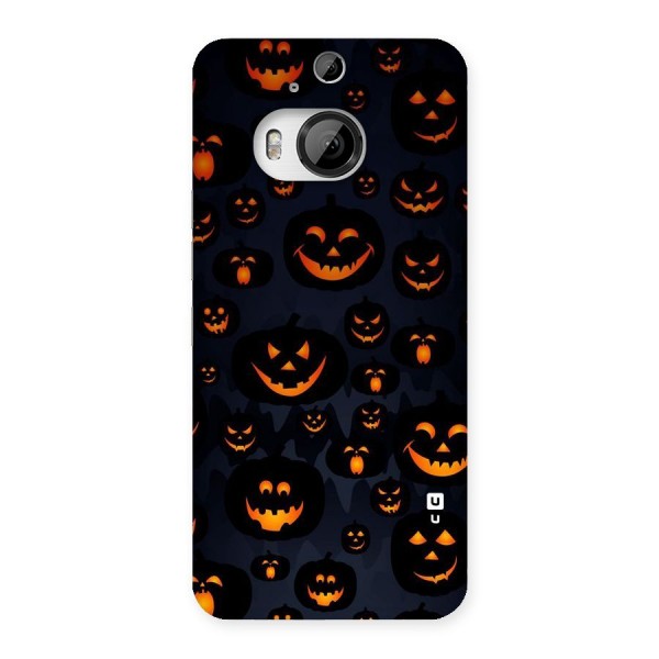 Pumpkin Smile Pattern Back Case for HTC One M9 Plus