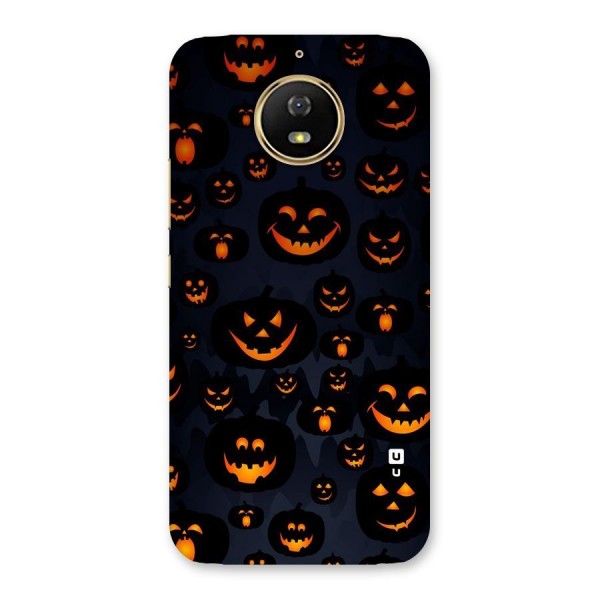Pumpkin Smile Pattern Back Case for Moto G5s
