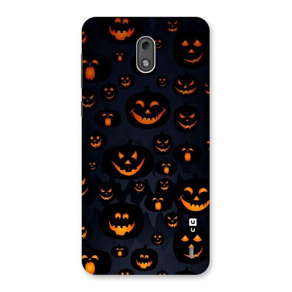 Pumpkin Smile Pattern Back Case for Nokia 2
