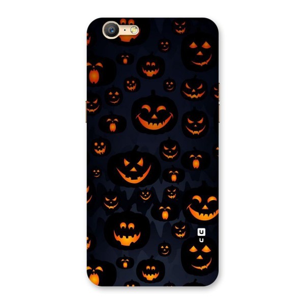 Pumpkin Smile Pattern Back Case for Oppo A57