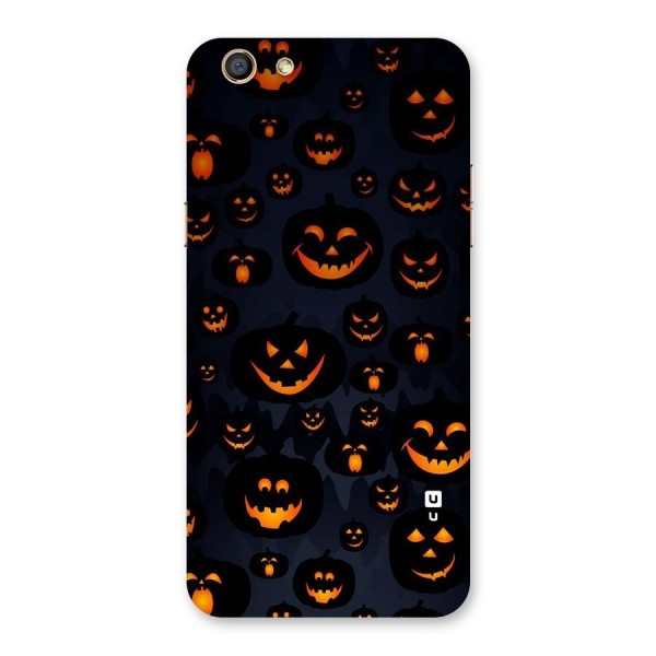Pumpkin Smile Pattern Back Case for Oppo F3