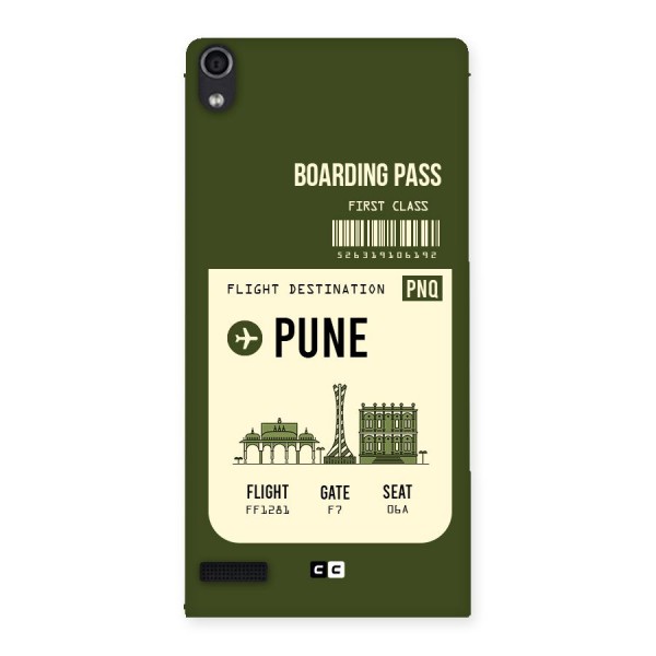 Pune Boarding Pass Back Case for Ascend P6