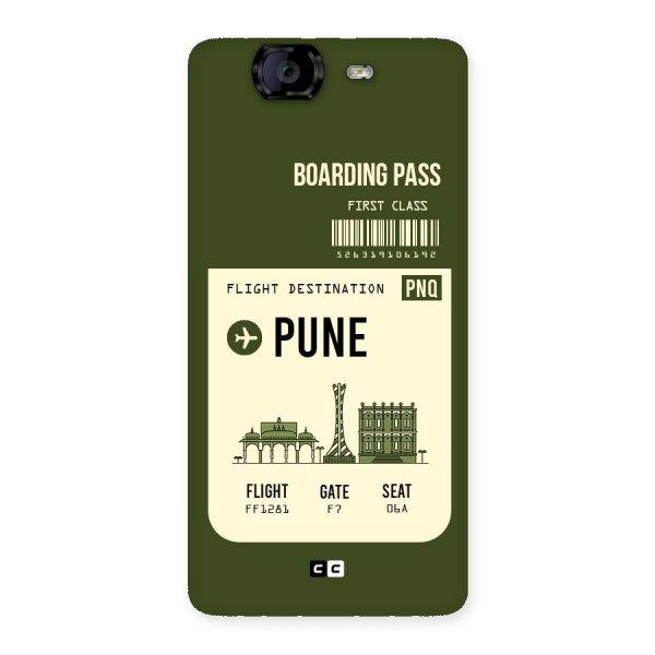 Pune Boarding Pass Back Case for Canvas Knight A350