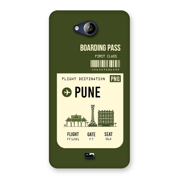 Pune Boarding Pass Back Case for Canvas Play Q355