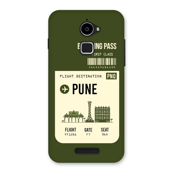 Pune Boarding Pass Back Case for Coolpad Note 3 Lite