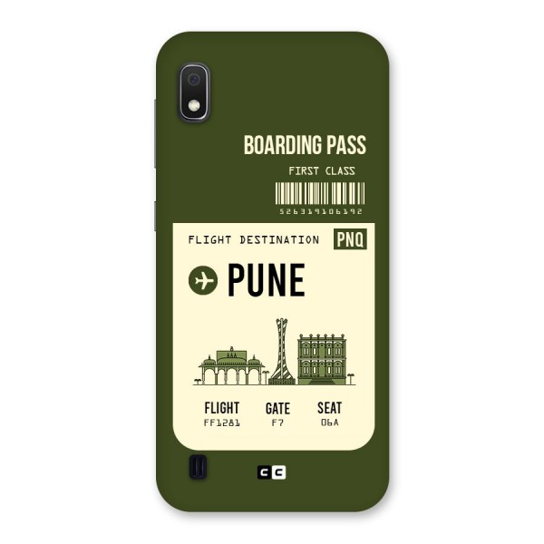 Pune Boarding Pass Back Case for Galaxy A10