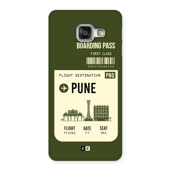 Pune Boarding Pass Back Case for Galaxy A3 2016