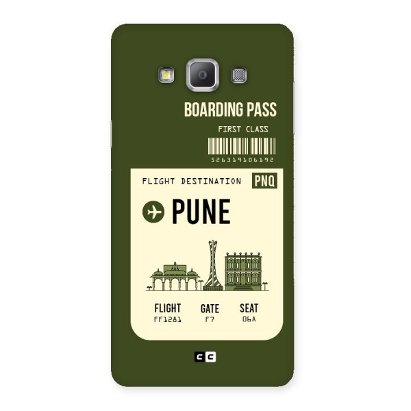 Pune Boarding Pass Back Case for Galaxy A7