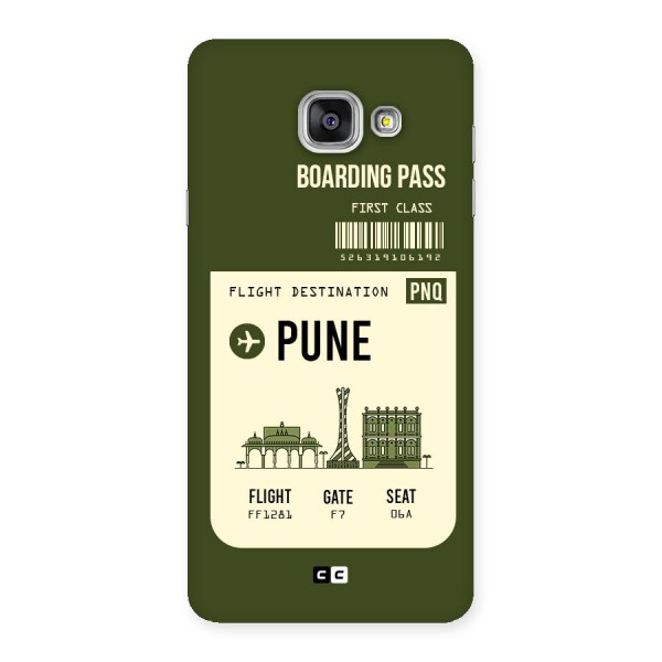 Pune Boarding Pass Back Case for Galaxy A7 2016