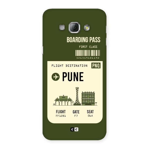 Pune Boarding Pass Back Case for Galaxy A8