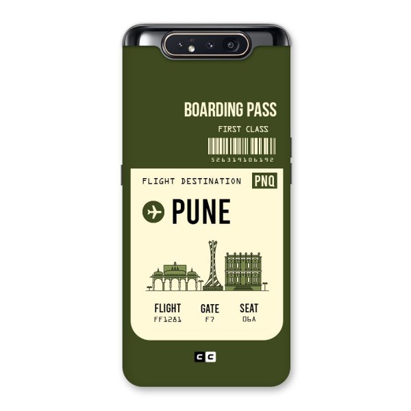 Pune Boarding Pass Back Case for Galaxy A80