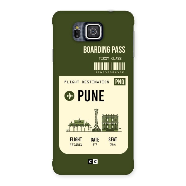 Pune Boarding Pass Back Case for Galaxy Alpha