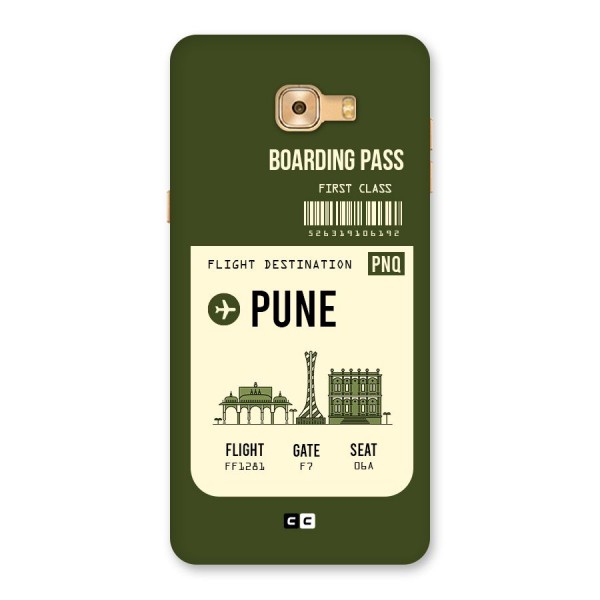 Pune Boarding Pass Back Case for Galaxy C9 Pro